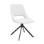 Ensemble de 2 chaises de salle à manger, chaise de salle à manger pivotante confortable, chaises de cuisine en métal avec cuir Goldmesh résistant aux égratignures et haut dossier (ensemble de 2)-464115708-464115710
