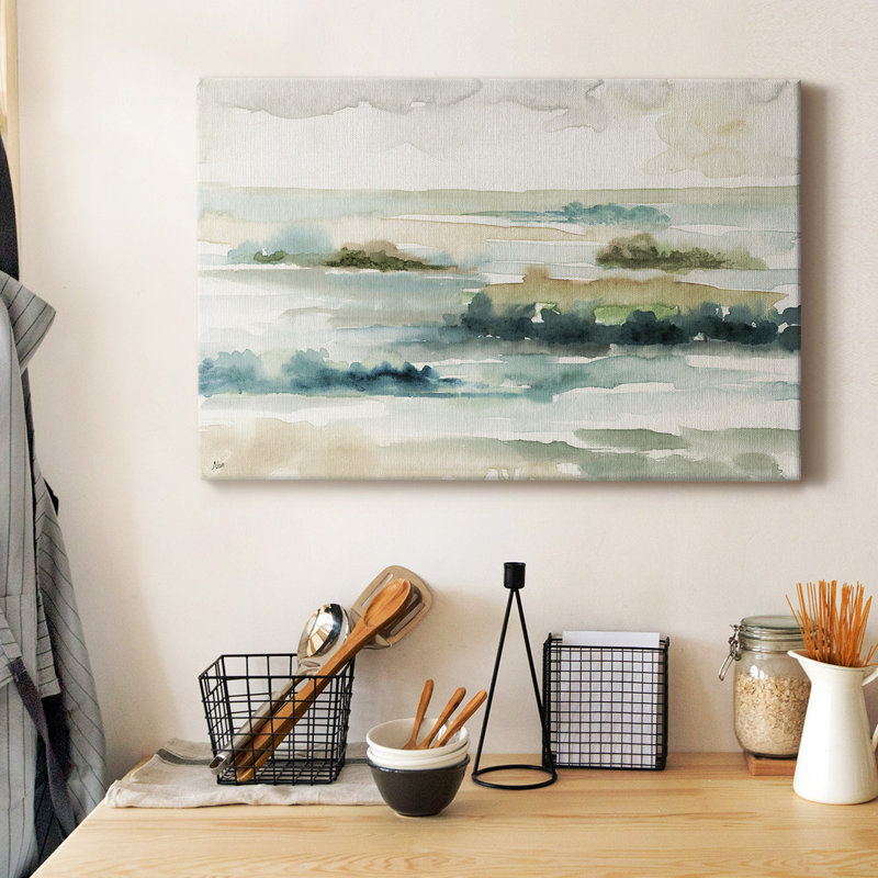 Toile tendue avec châssis de qualité pastel Panorama, H 8 po x l 12 po