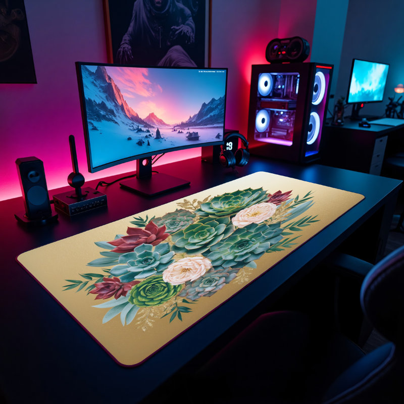 Polyester Desk Pad, 23.6x13.8