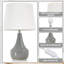 Ensemble de 2 lampes de table en céramique pour salon-698017972