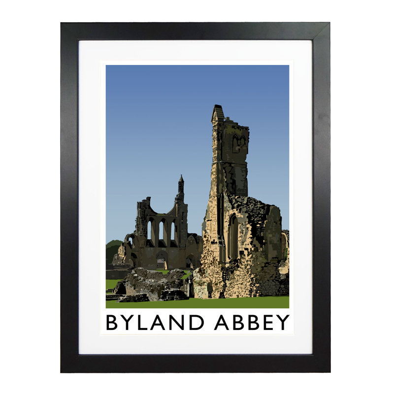 1 Piece Wall Art, 54 cm H x 44 cm W x 2.2 cm D, Black Wood Frame