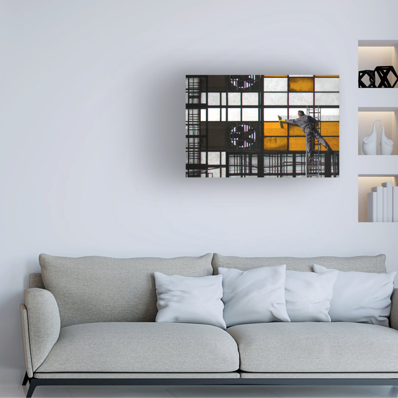 Œuvre sur toile, Ekkachai Khemkum, H 12 po x l 19 po