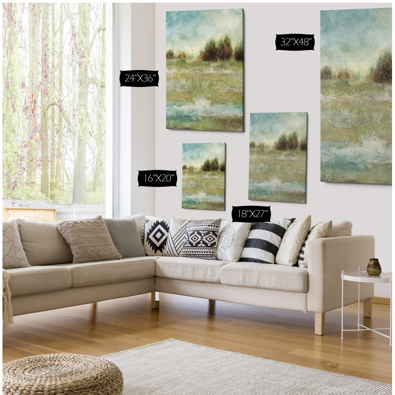 " Meadow Enchantment ", 32" H x 48" W x 1.5" D