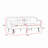 Velvet Futon Sofa Bed With Metal Legs-775168221