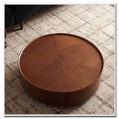 Table basse en noyer