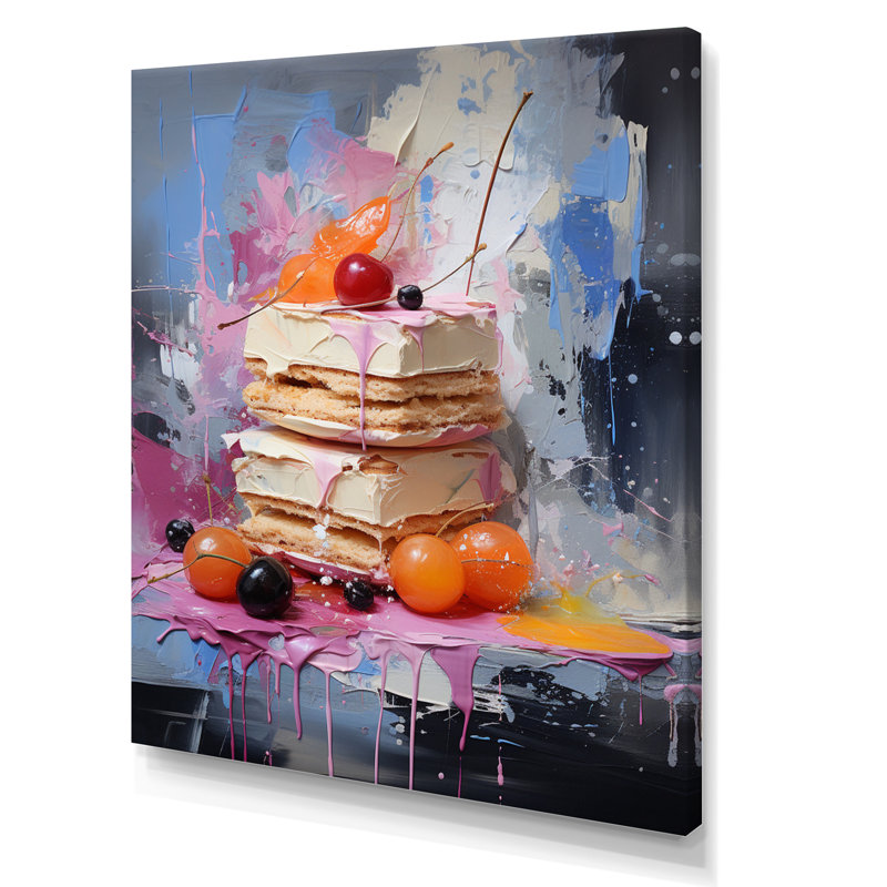 Boxfield Dessert Food Popart Ix sur toile, H 20 po x l 12 po x P 1 po