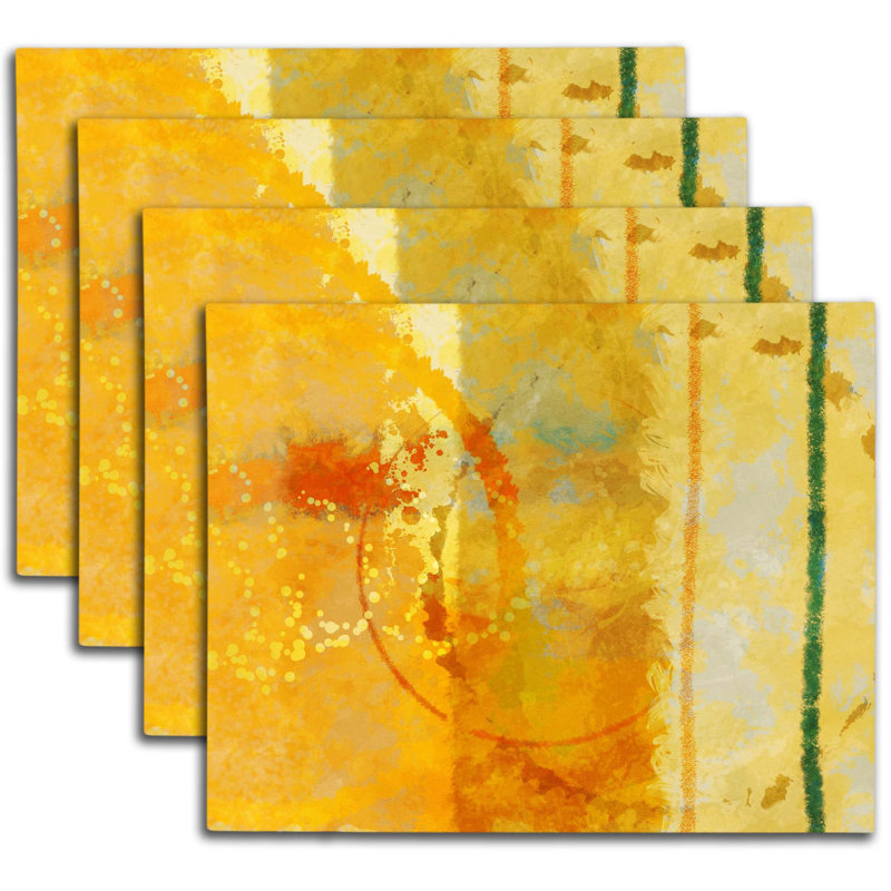 Napperon abstrait en polyester
