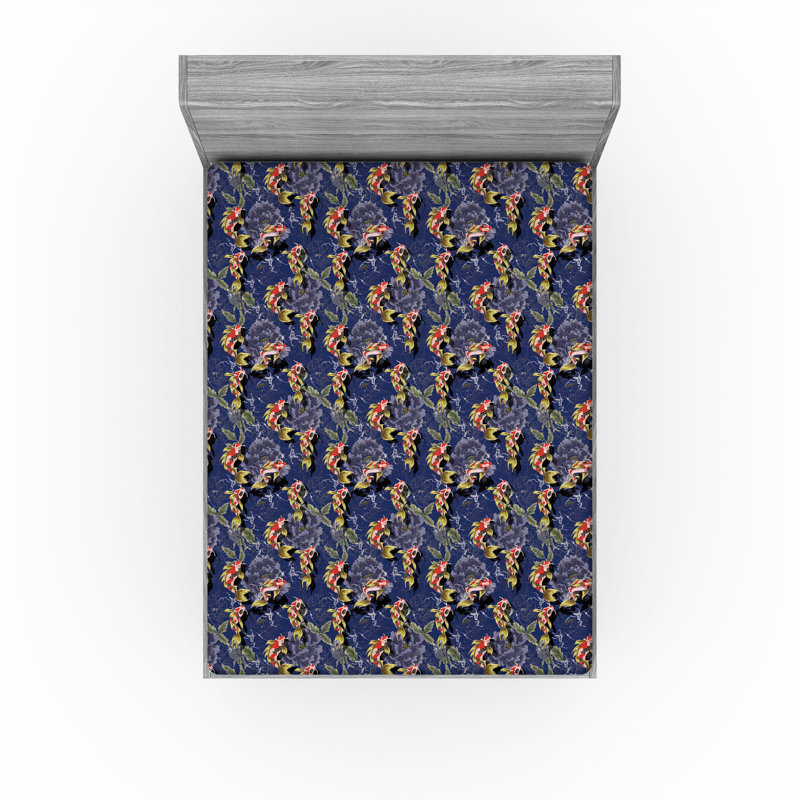 Drap-housse japonais Ambesonne, Drap-housse de taille double