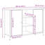 Sideboard 100X35x70 Cm Engineered Wood And Steel-680347165