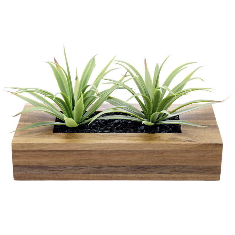 2 - Pieces Artificial Grass Plants in Planter set