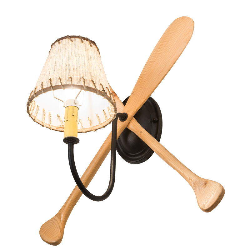 Rustic Lodge 1 - Light Swing Arm
