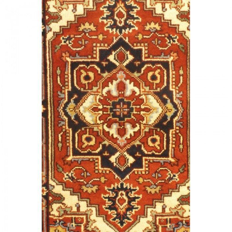 Mungle Oriental Area Rug in Rust