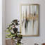 Falling Gold Leaf I - Peinture sur toile encadrée-1068381338-1068381336