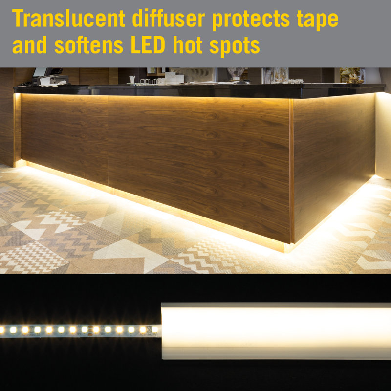 Self Adhesive LED Strip Light Diffuser 5-Pack
