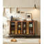 Organisateur de buffet italien en cuir italien