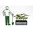 Delta Modern Vinyl Planter,-109424933-109424936