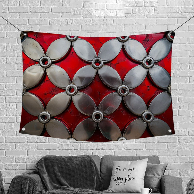 Tapisserie en tissu, H 50 po x l 60 po