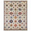 Schoenberg Hand Knotted Wool Oriental Area Rug in Ivory-1393218375