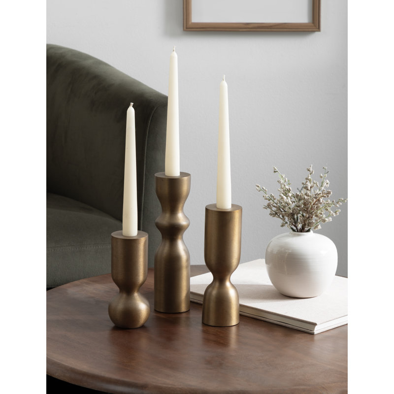 Ensemble de trois porte-bougies Pico Pico