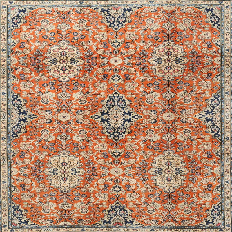 Oriental Indoor Rug, Square 5'