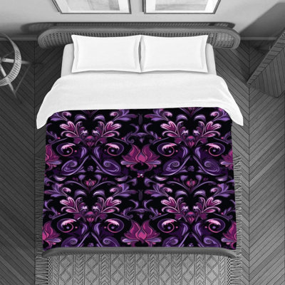 Polyester Damask Duvet Cover
