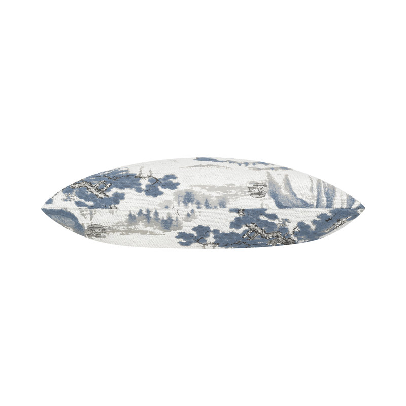 Chinoiserie Blue Pillow
