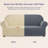 1-Piece Jacquard Stretch Sofa Cover, Polyester Spandex Couch Slipcover, Universal Fit Living Room Furniture Protector-1138202127-1138202143