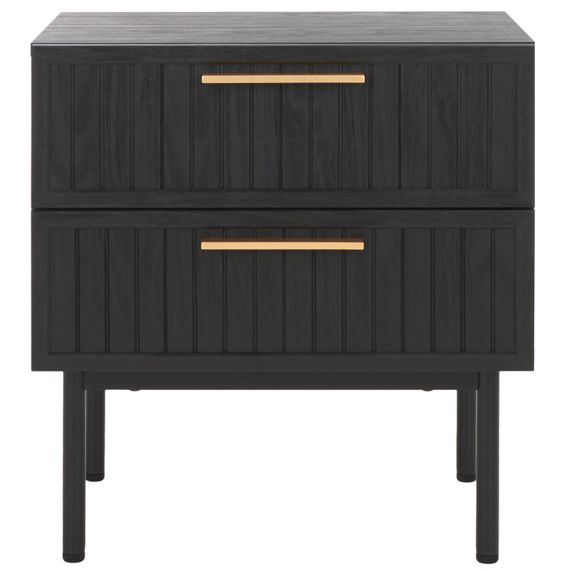 Casmira 21.65'' W Nightstand, Black