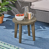 Table d'appoint en bois massif Mulkey