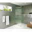 Gaia 32 in. x 78 in. Frameless Fluted Single Fixed Shower Panel-2068778223