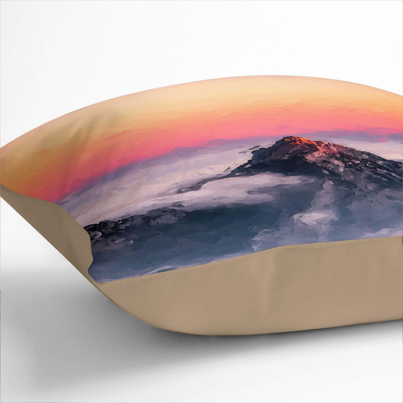 Square Cushion, 40cm H x 40cm W x 15cm D, Stone