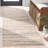 Abott Woven Jute/Canvas/Cotton Rug in Beige/Natural/Light Blue-1013634590