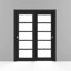 Portes de placard coulissantes en bois Quadro-75673079