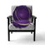 Fauteuil d'appoint rembourré «Giampaola - Gold Circle»-1485404633