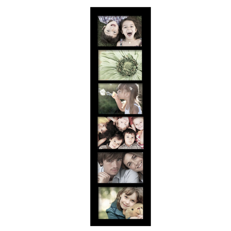 Black Solid + Manufactured Wood Picture Frame