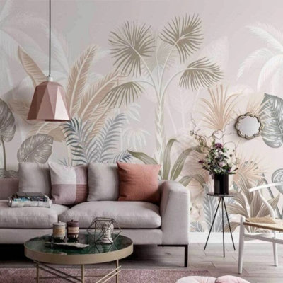 Harmonie tropicale avec des tons de taupe