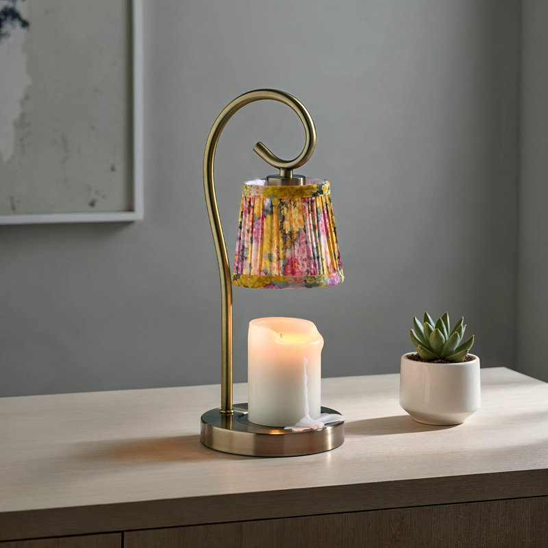 Lampe chauffe-bougie Perry avec minuterie - Chauffe-cire à intensité variable, 3 modes d'éclairage et arrêt automatique