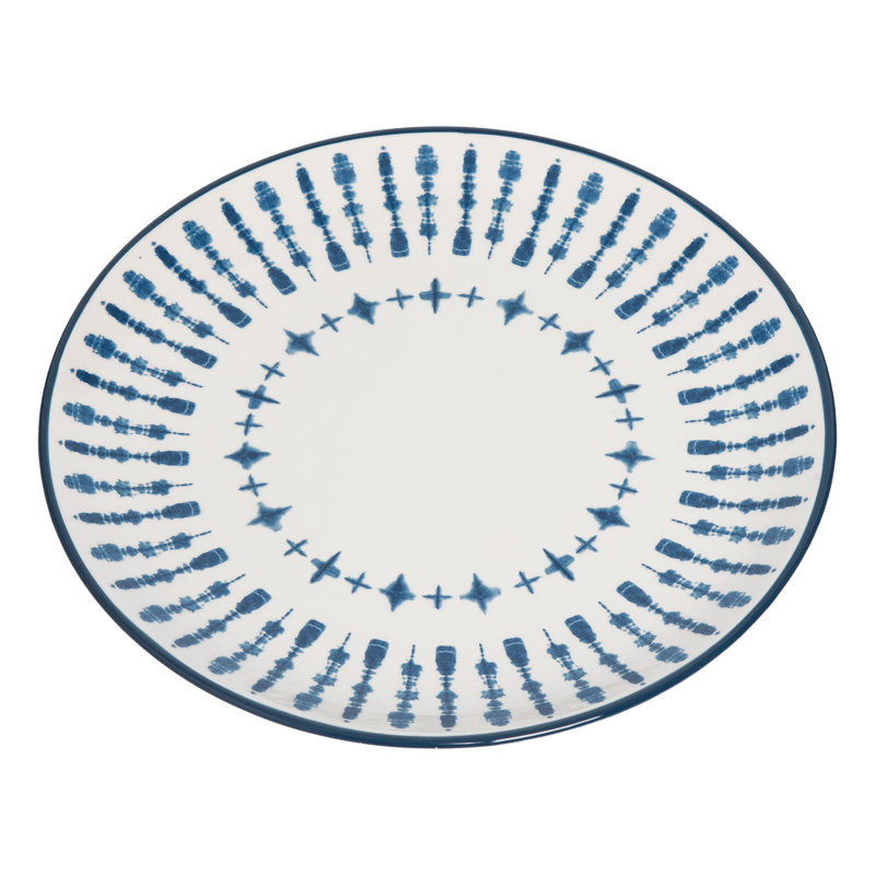  Dolomite 12.25 in. Off-White Everyday Platter