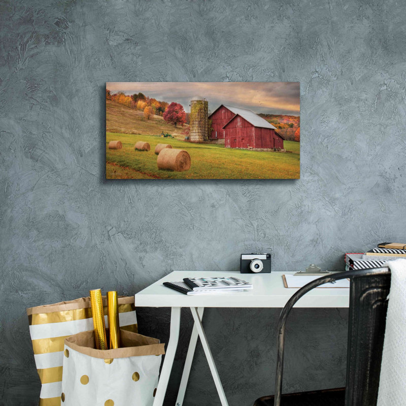 «Autumn Breeze» par Lori Deiter, art mural sur toile, H 12 po x l 24 po x P 0,75 po