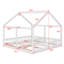 Lit plateforme House, deux lits partagés-1988045037