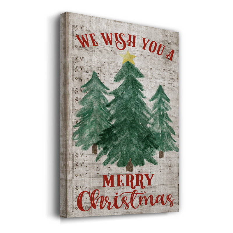 Nous vous souhaitons un joyeux Noël, H 40 po x l 60 po