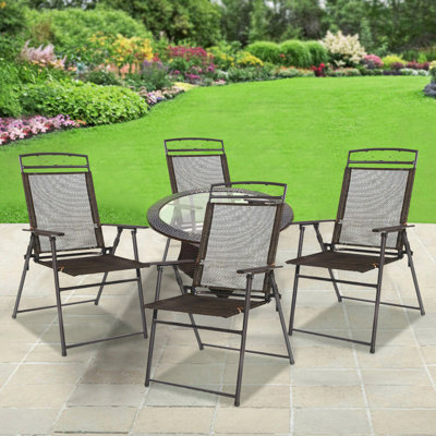 Premium All-Weather Wicker Outdoor Dining Armchair
