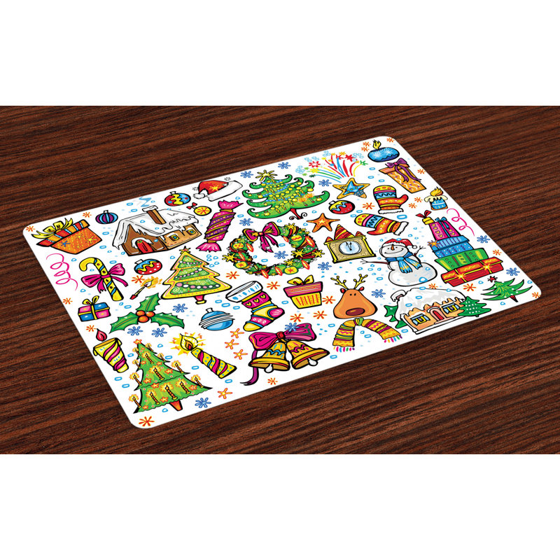 Montrose Christmas New Year Candies Placemat