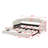Twin XL To King Extendable Upholstered Daybed With 2 Storage Drawers And LED Light-1934200909