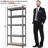 Tevis 60" H x 27.5" W x 12" D 5 Tiers Boltless Adjustable Storage Shelf Goods Rack-1084191161