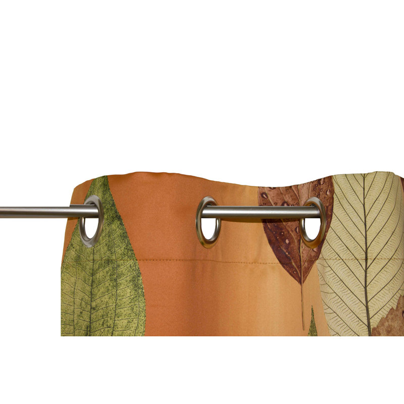 Rajesh Curtain Panel Panel, 245cm H x 145cm W, Terra