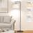 Floor Lamp For Living Room With 3 Color Temperatures Standing Lamp With Adjustable Beige Linen Lampshade Tall Lamps For Bedroom Office Classroom Dorm Room, 9W LED Bulb Included-2048318100
