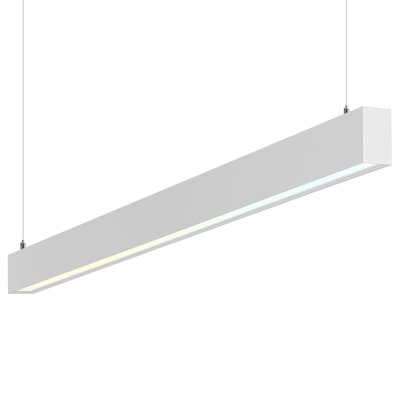 Luminaire linéaire à DEL 4 pi Luxrit, 3500 K / 4000 K / 5000 K, 30/40/50 W, 3450/4600 / 5750LM, à intensité variable, homologué DLC, blanc