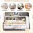 Modern Daybed With Trundle, Storage Cabinets And Usb Ports-1722436717