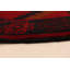 Tapis décoratif en laine rouge noué à la main 3 pi 8 po x 6 pi 6 po one-of-a-kind Bertasi